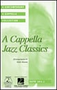 A Cappella Jazz Classics SATB Choral Score cover